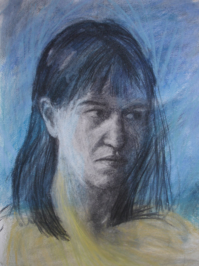 Mary Byrne, Unhappy Woman,    reasonably priced original art
